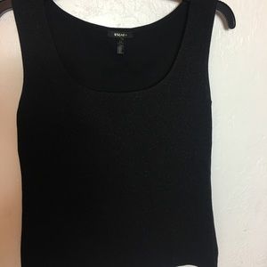 Escada black sparkly tank